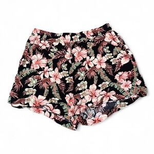 Aritzia Wilfred Free XXS Black Floral Women's Lounge Shorts